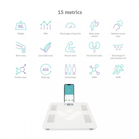 TrueLife FitScale W4BT Okos mérleg